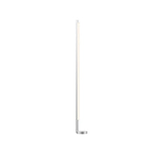 Keel Floor Lamp, Bright Satin Aluminum
