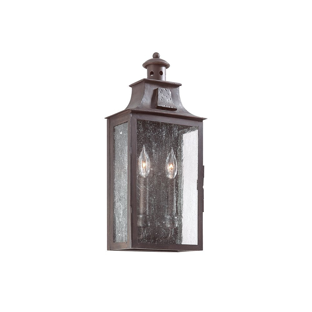 Newton Exterior Wall Sconce, Soft Off Black