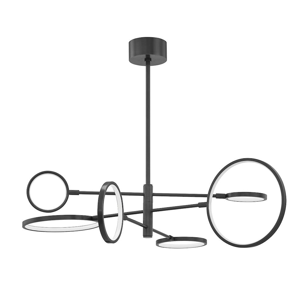 Saturn Chandelier, Old Bronze