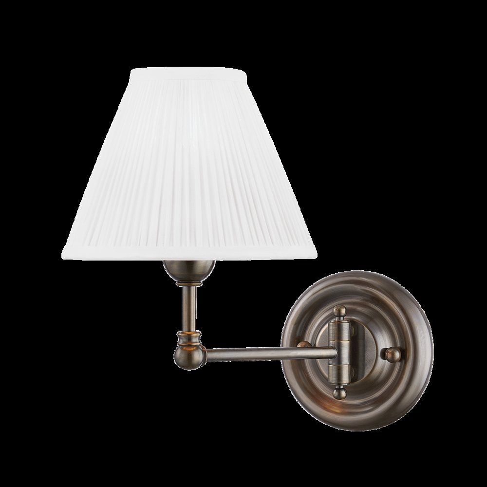 Classic No.1 Wall Sconce, Distressed Bronze
