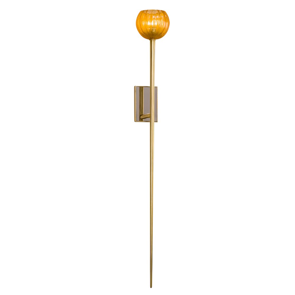 Merlin Wall Sconce, Gold Leaf