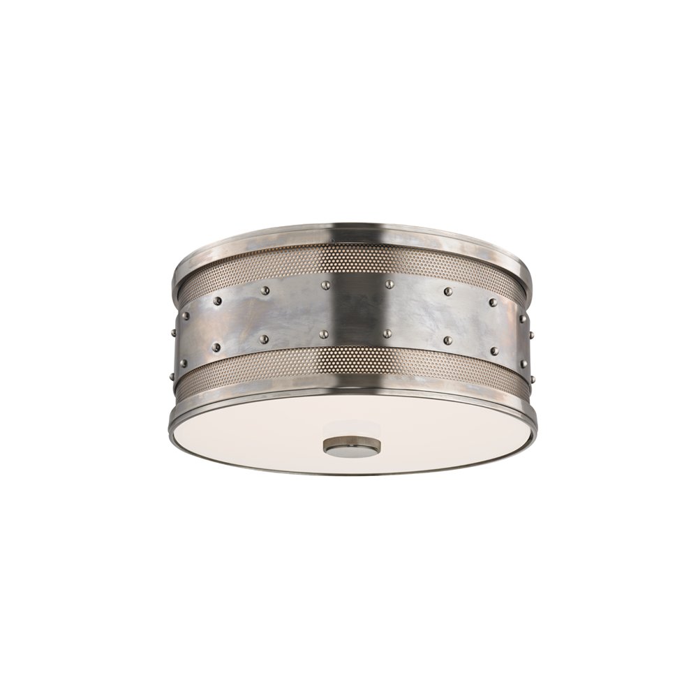 Gaines Flush Mount, Historic Nickel