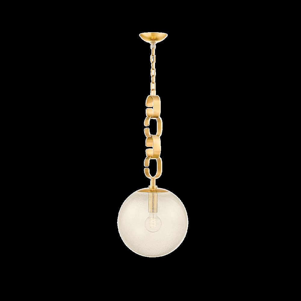 Nessa Pendant, Vintage Brass