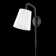 Demi Plug-In Sconce, Soft Black