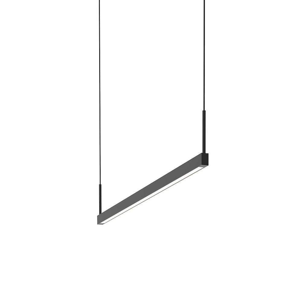 Thin-Line Pendant, Satin Black