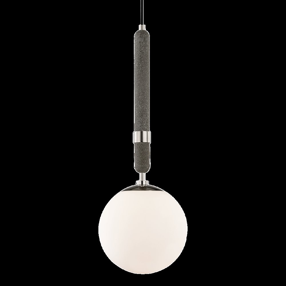 Brielle Pendant, Polished Nickel