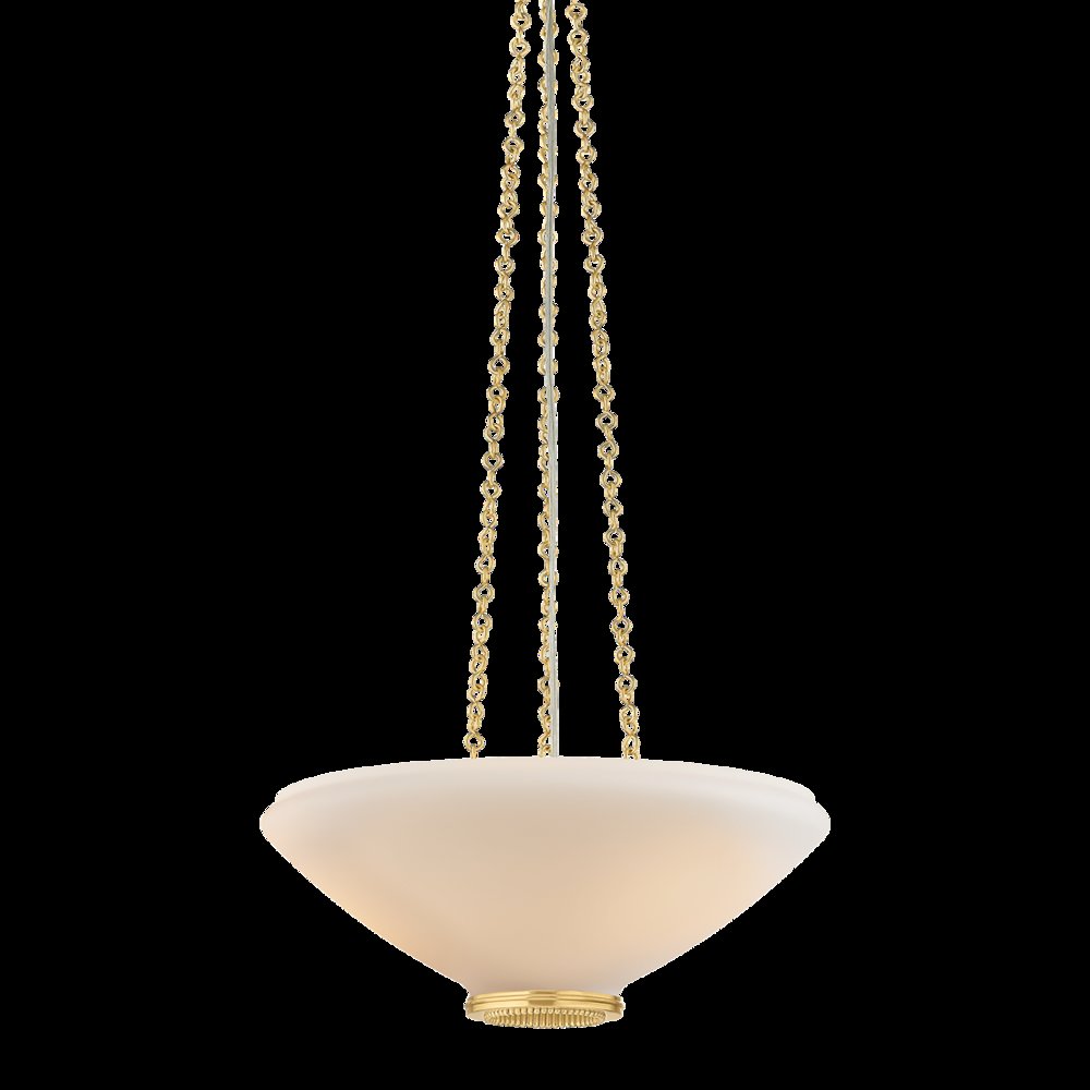 Awosting Pendant, Aged Brass