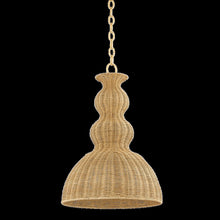 Mayla Pendant, Aged Brass