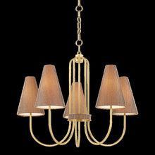 Jessel Chandelier, Aged Brass