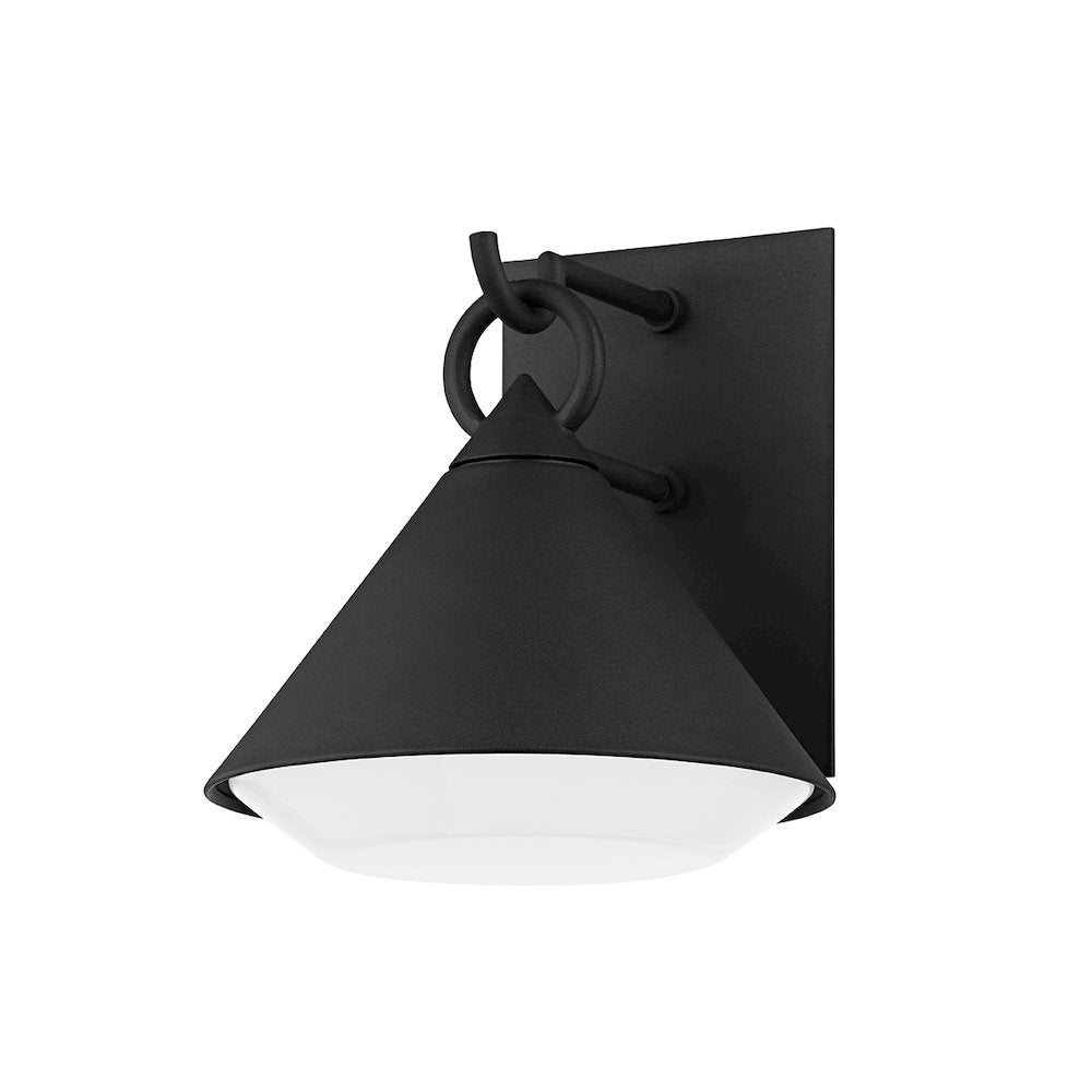 Catalina Exterior Wall Sconce, Texture Black
