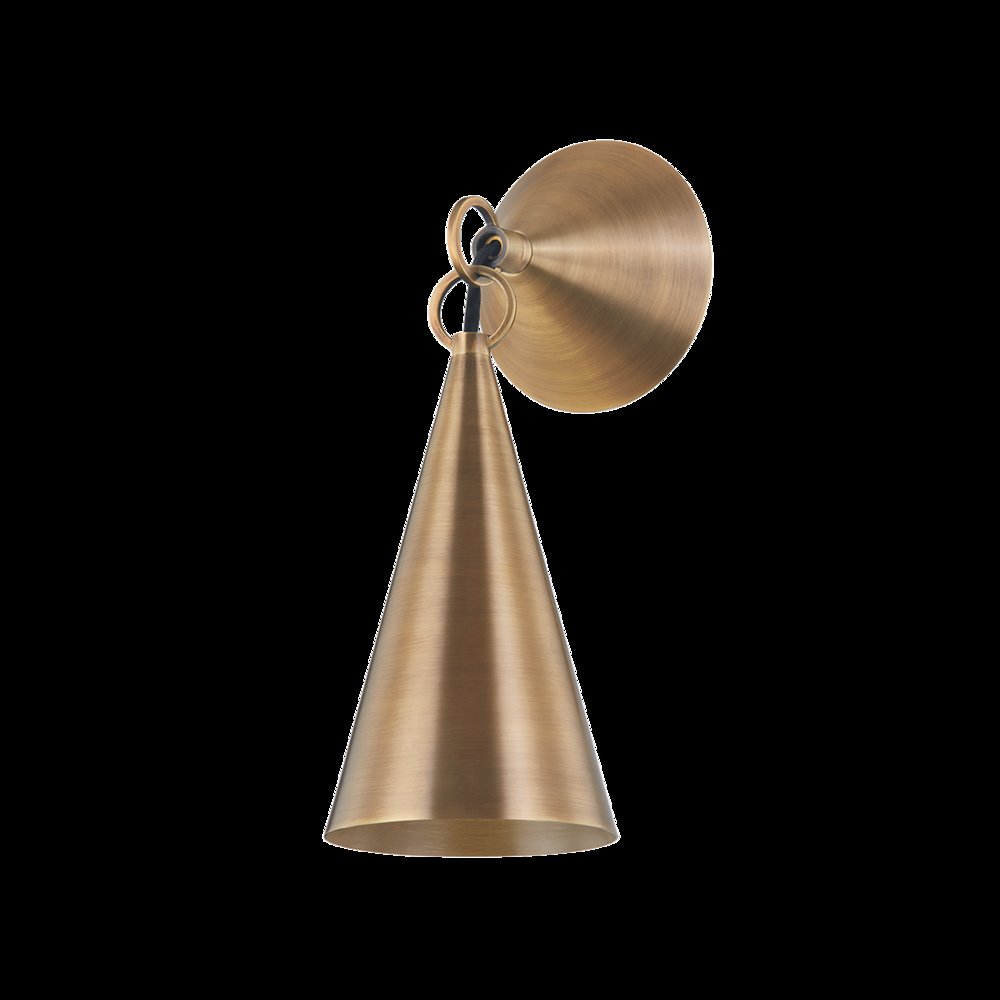 Midvale Wall Sconce, Patina Brass