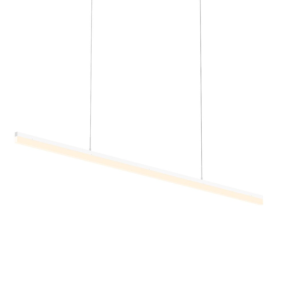 Stiletto Pendant, Satin White