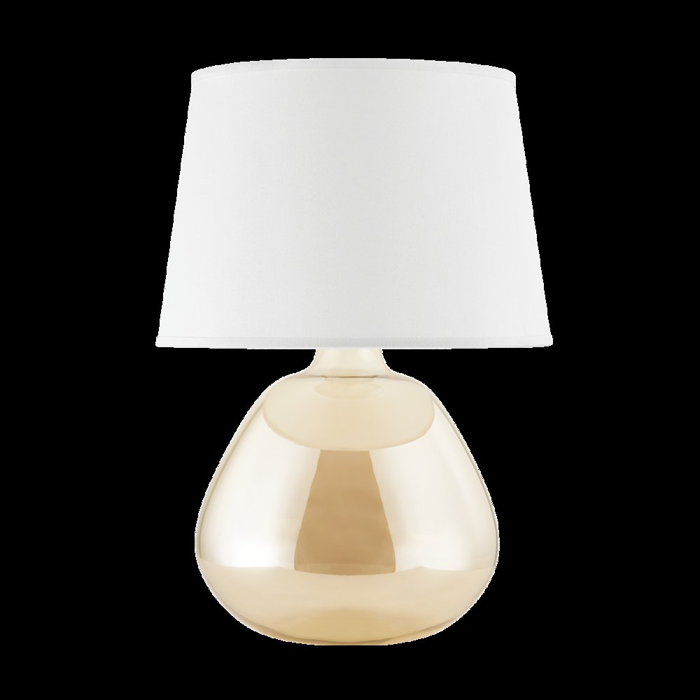 Thea Table Lamp, Aged Brass