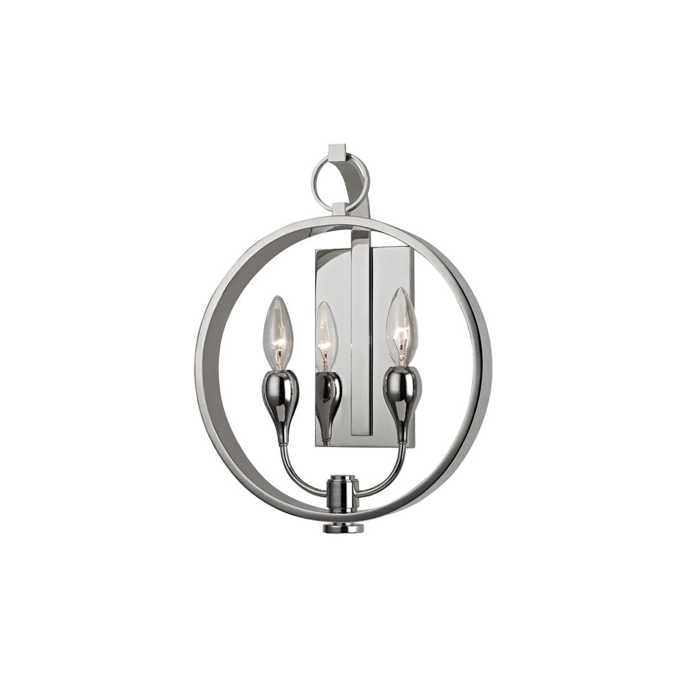 Dresden Wall Sconce, Polished Nickel