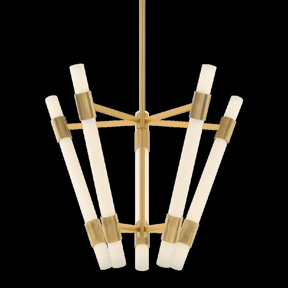 Krakow Chandelier, Vintage Brass