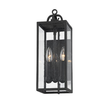 Caiden Exterior Wall Sconce, Forged Iron