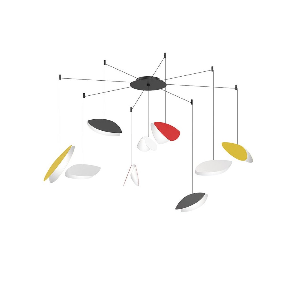 Papillons Pendant, Satin Black