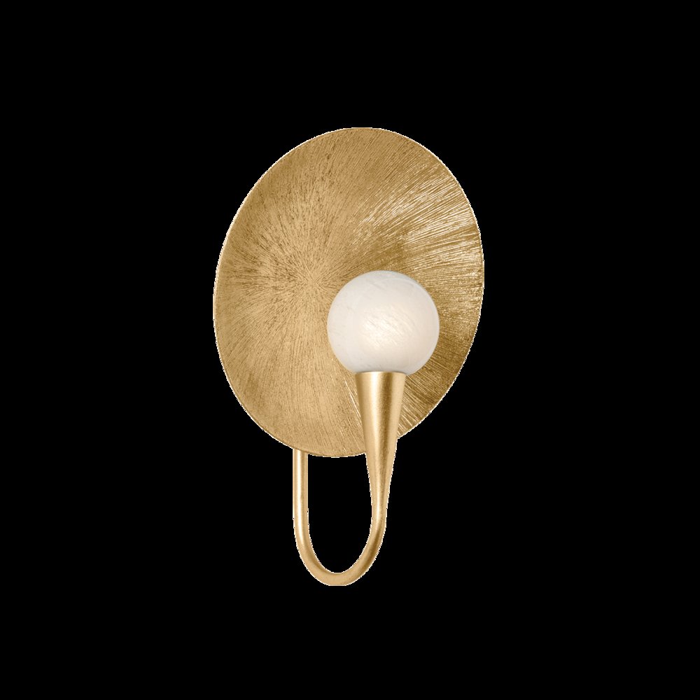 Ahmad Wall Sconce, Vintage Gold Leaf