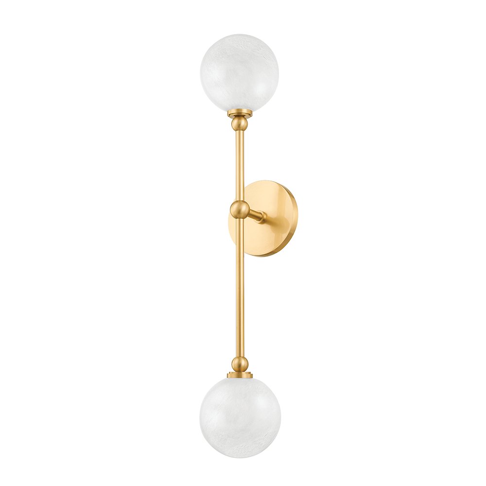 Andrews Wall Sconce, Aged Brass
