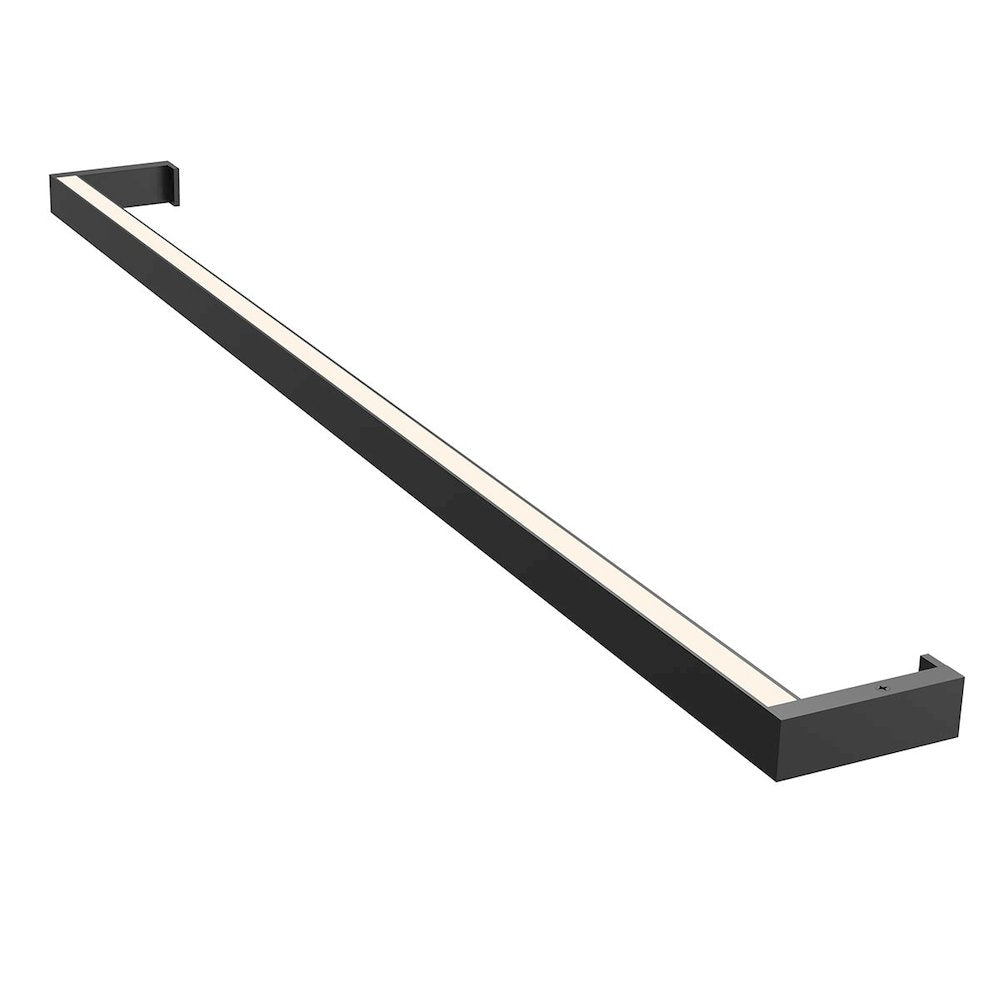 Thin-Line Wall Sconce, Satin Black