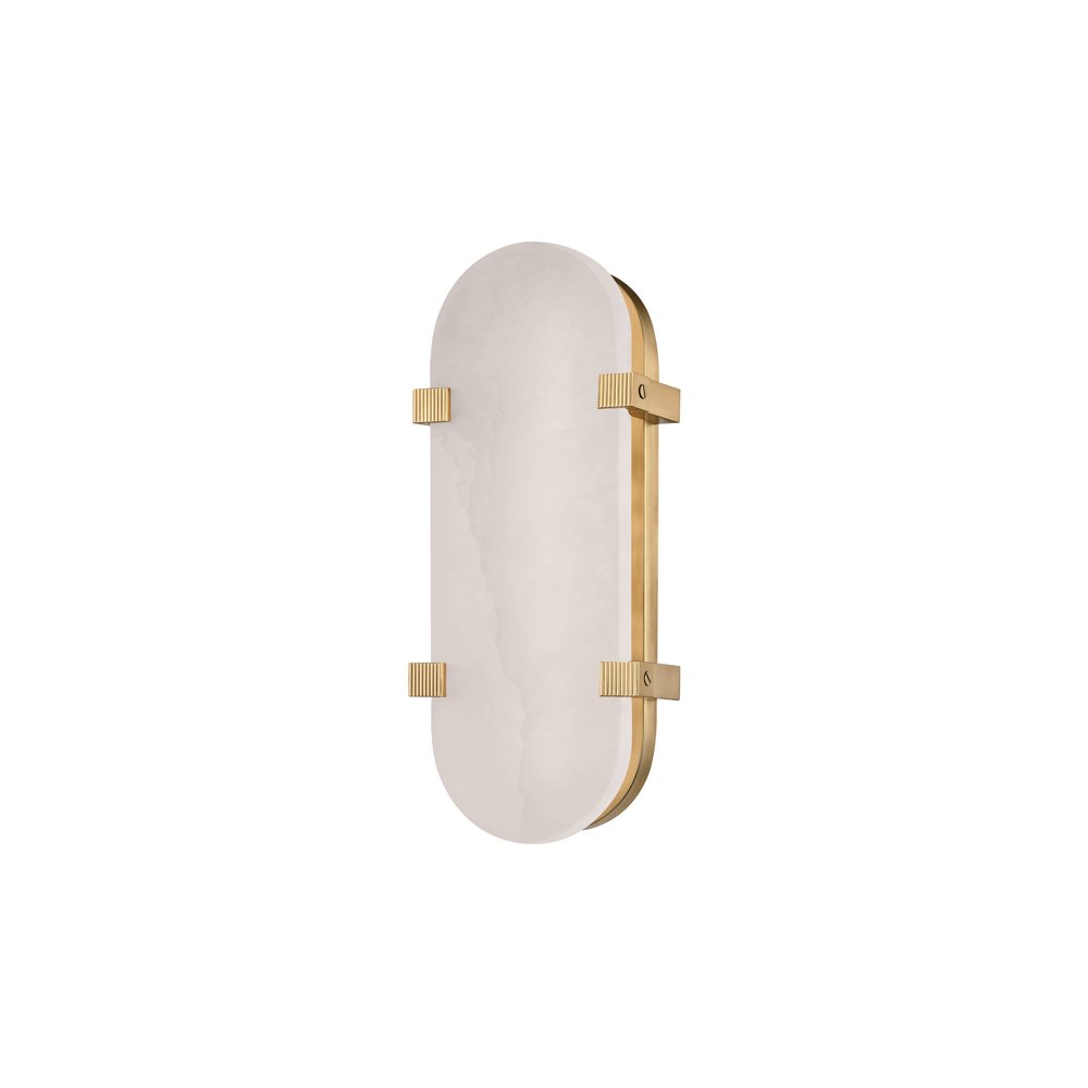 Skylar Wall Sconce, Aged Brass