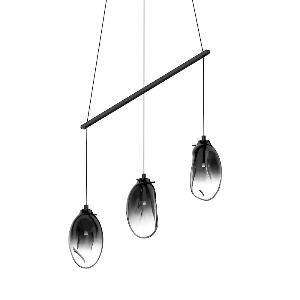 Liquid Pendant, Satin Black