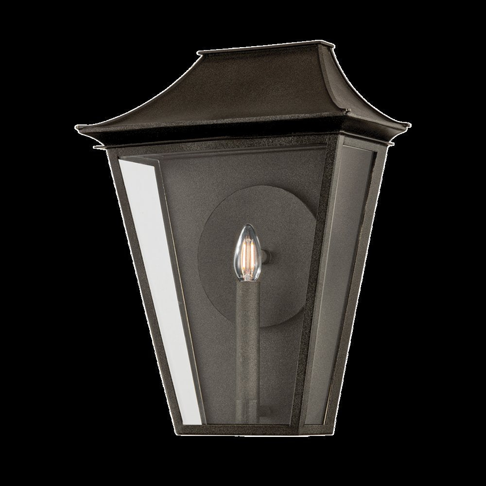 Tehama Exterior Wall Sconce, French Iron