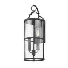 Burbank Exterior Wall Sconce, Texture Black