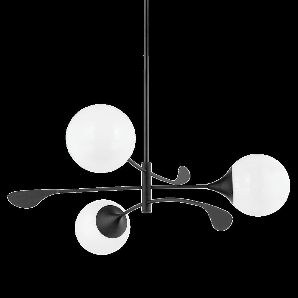Victoria Chandelier, Texture Black