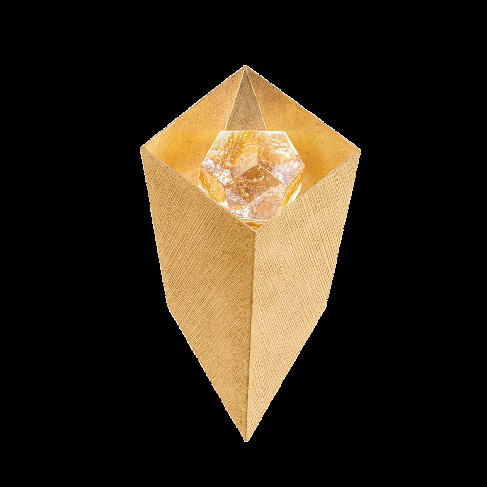 Conch Wall Sconce, Vintage Gold Leaf
