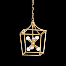 Kendall Lantern, Vintage Gold Leaf