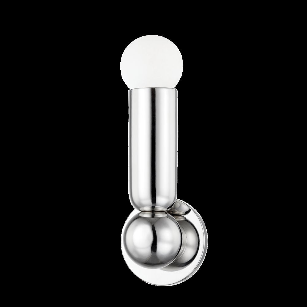 Lolly Wall Sconce, Polished Nickel