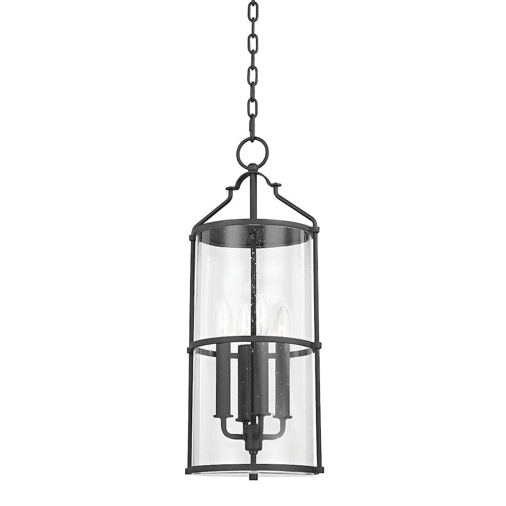 Burbank Exterior Pendant, Texture Black