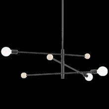 Slater Chandelier, Soft Black
