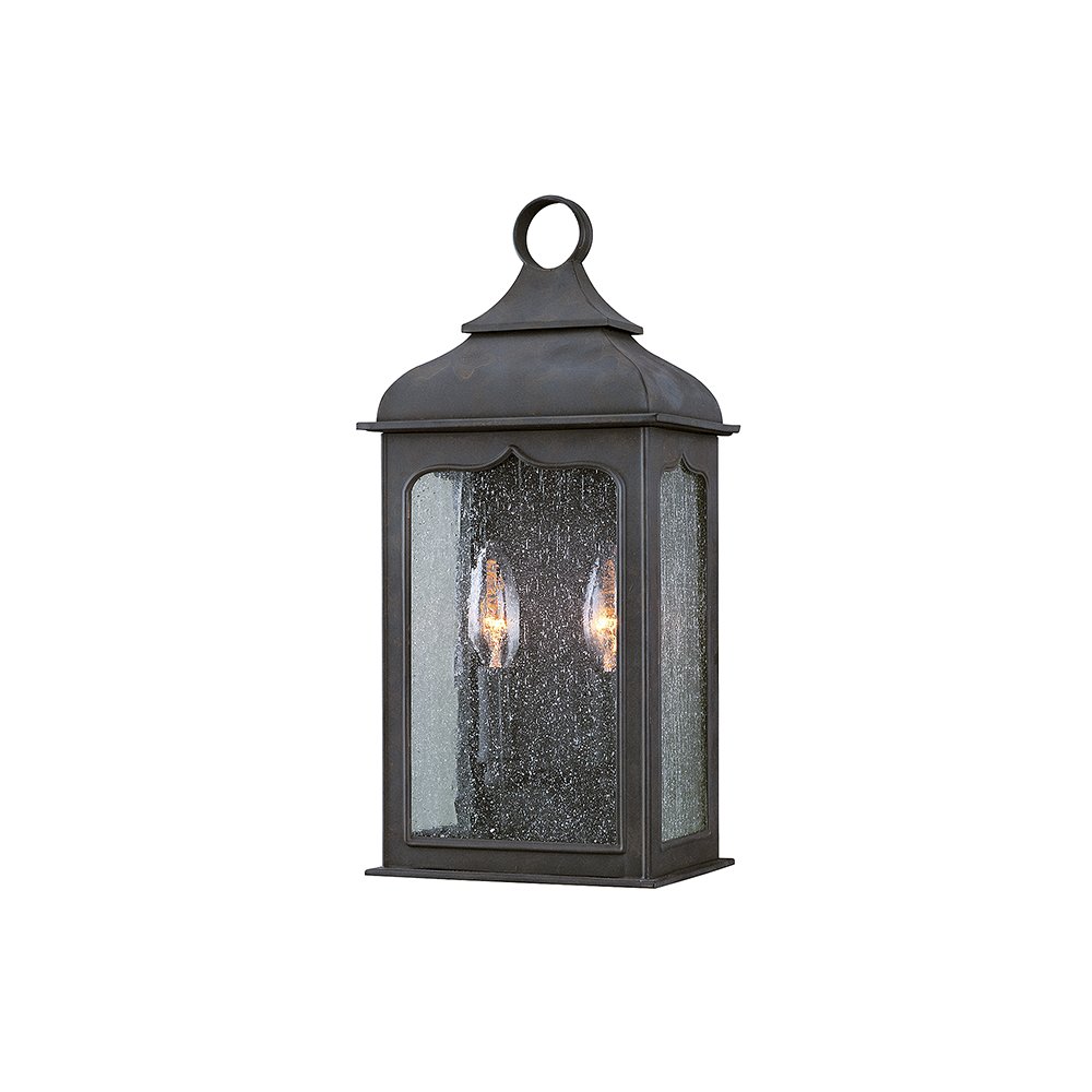 Henry Street Exterior Wall Sconce, Textured Bronze