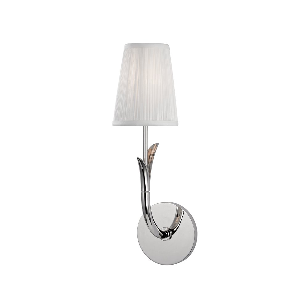 Deering Wall Sconce, Polished Nickel