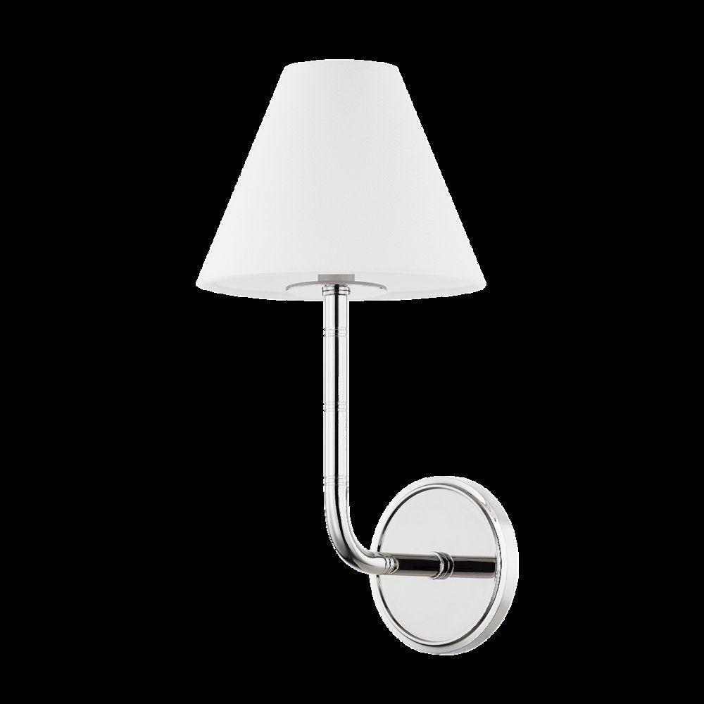 Trice Wall Sconce, Polished Nickel
