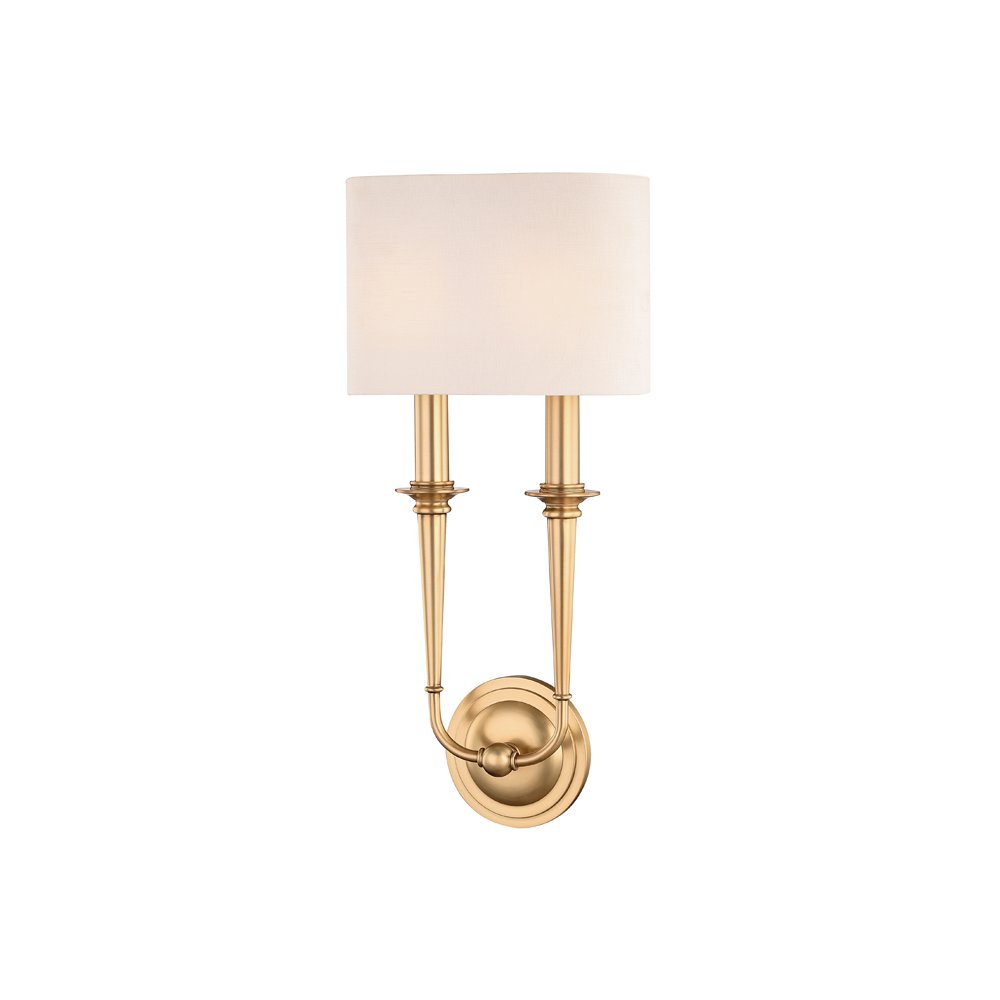 Lourdes Wall Sconce, Aged Brass
