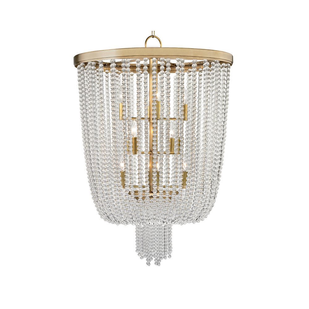 Royalton Chandelier, Aged Brass