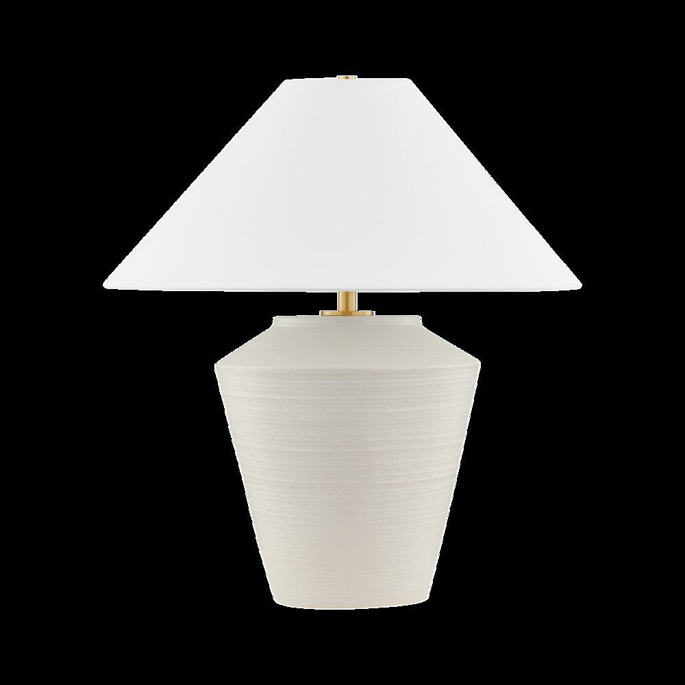 Rachie Table Lamp, Aged Brass