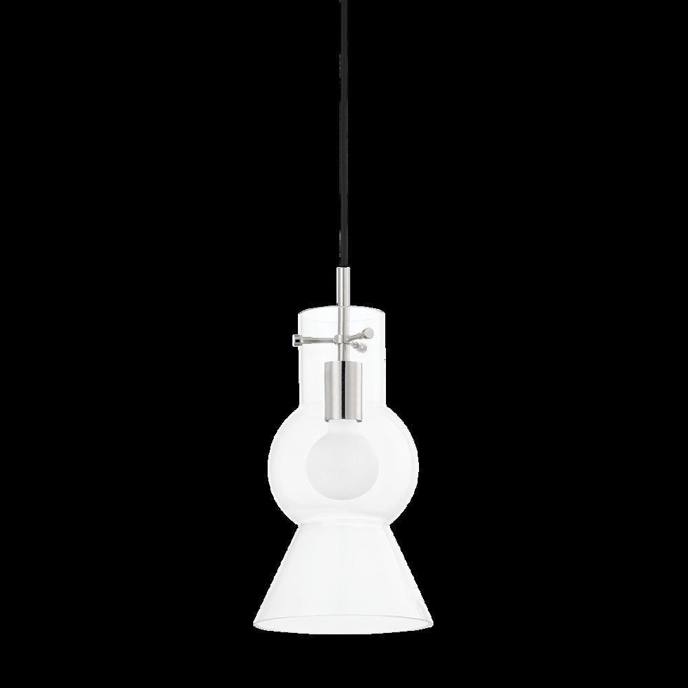 Mirabel Pendant, Polished Nickel