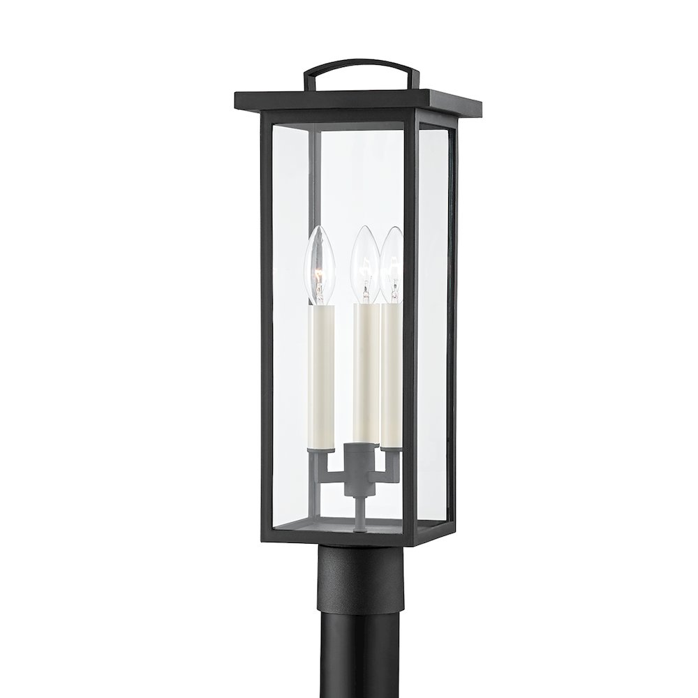 Eden Exterior Post, Texture Black