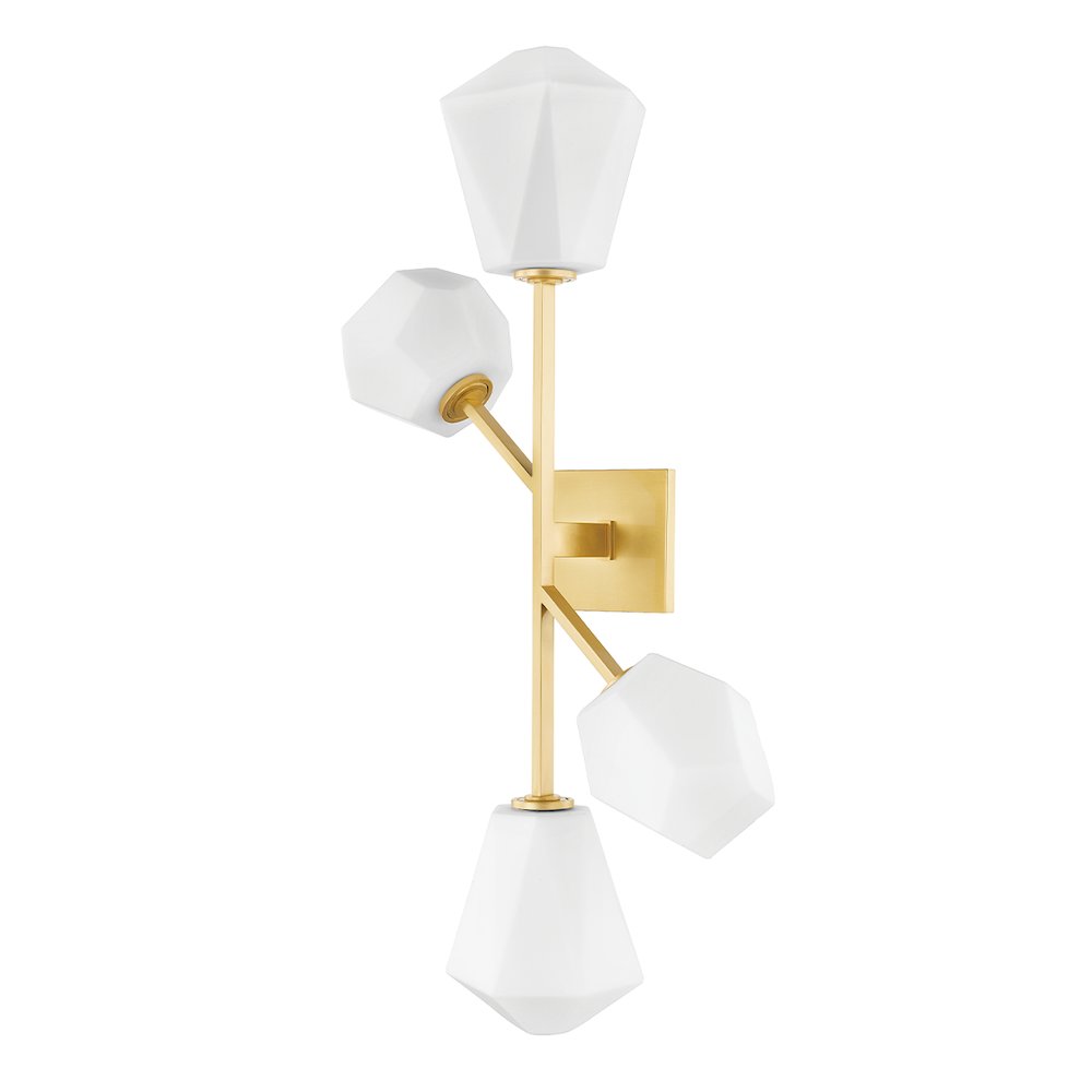 Tring Wall Sconce, Aged Brass