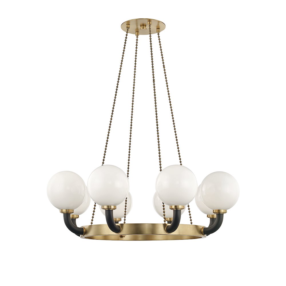 Werner Chandelier, Aged Brass