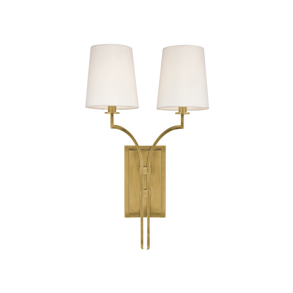 Glenford Wall Sconce, Aged Brass