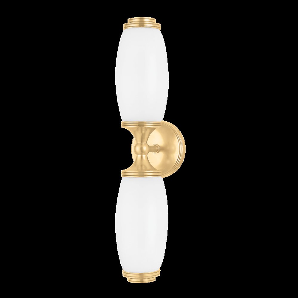 Brooke Wall Sconce, Aged Brass