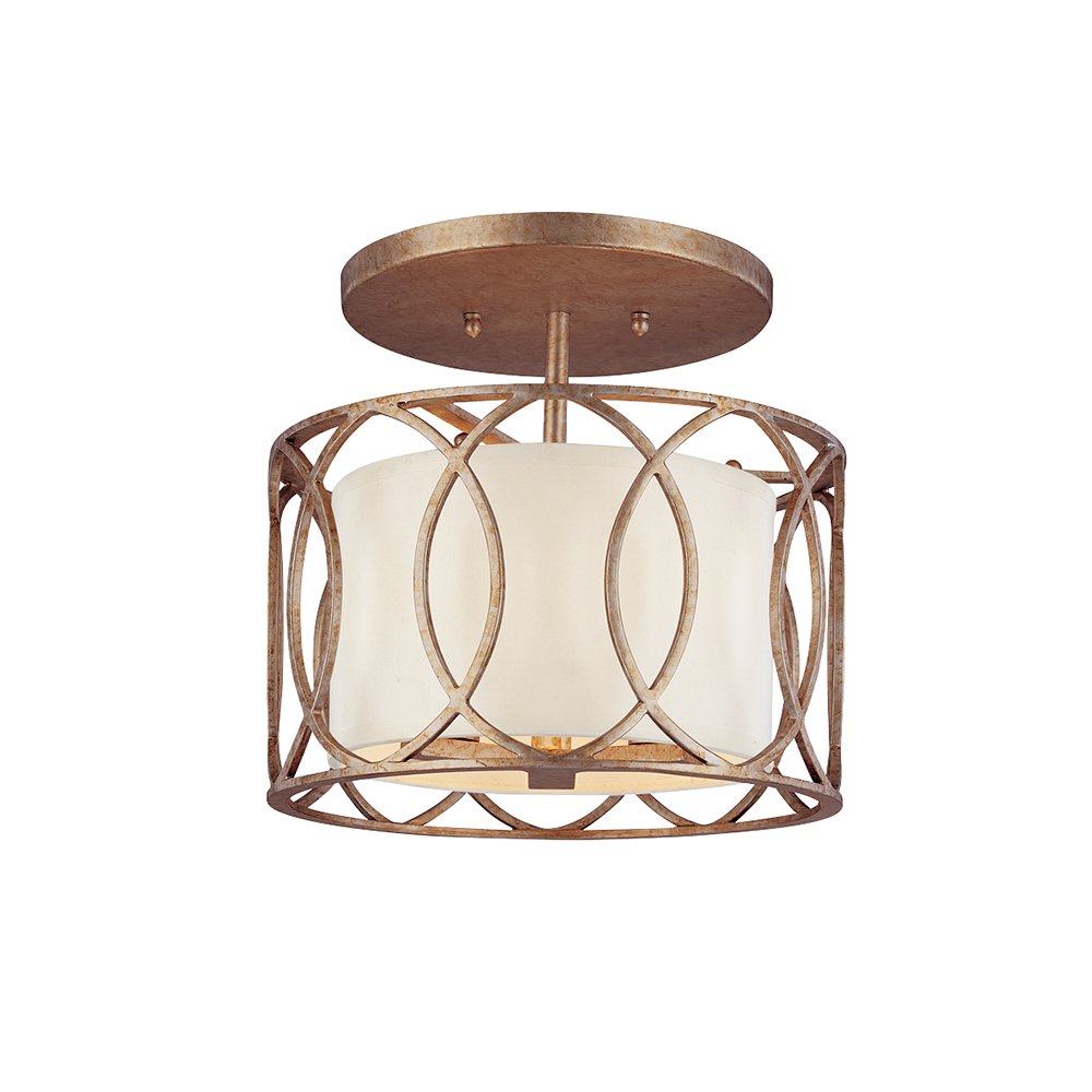 Sausalito Flush Mount, Silver Gold