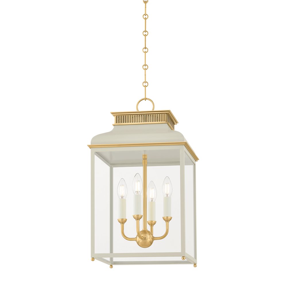 Houghton Lantern, Aged Brass