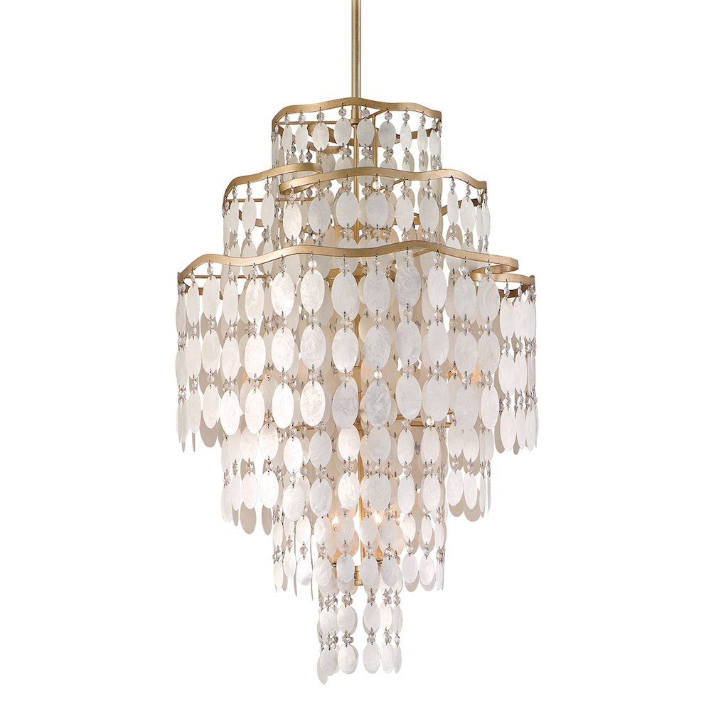 Dolce Chandelier, Champagne Leaf