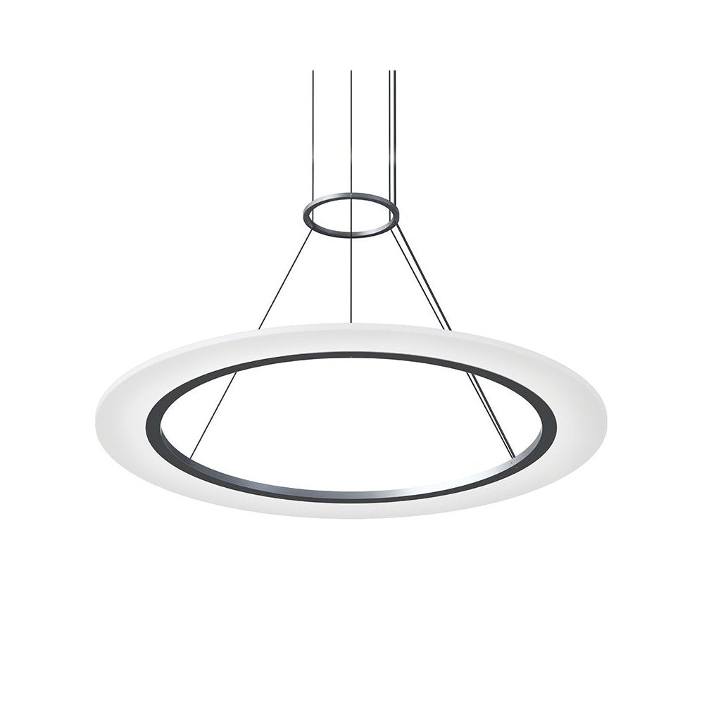 Arctic Rings Pendant, Bright Satin Aluminum
